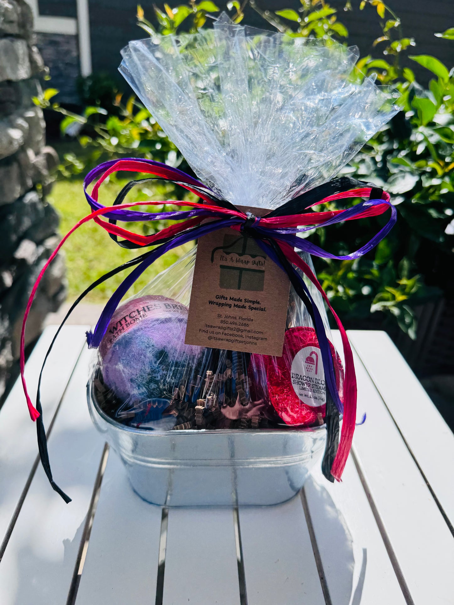 Halloween Mini Basket w/ Herbal Tea